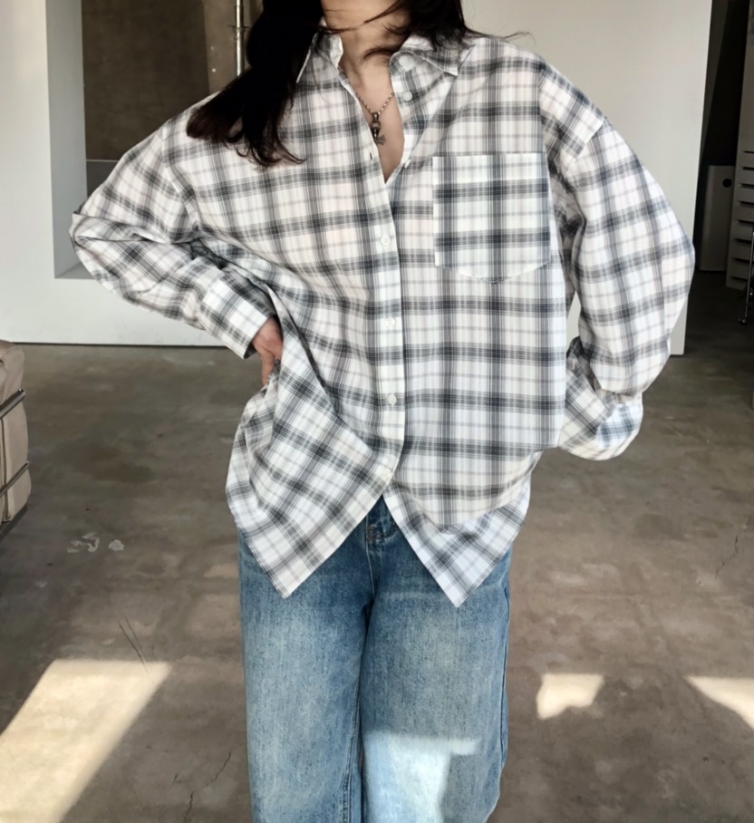 GLAD SOME東大門代購女裝新款26春夏時尚休閑襯衫蕾絲衫GLAD SOME襯衫/蕾絲衫圖色1