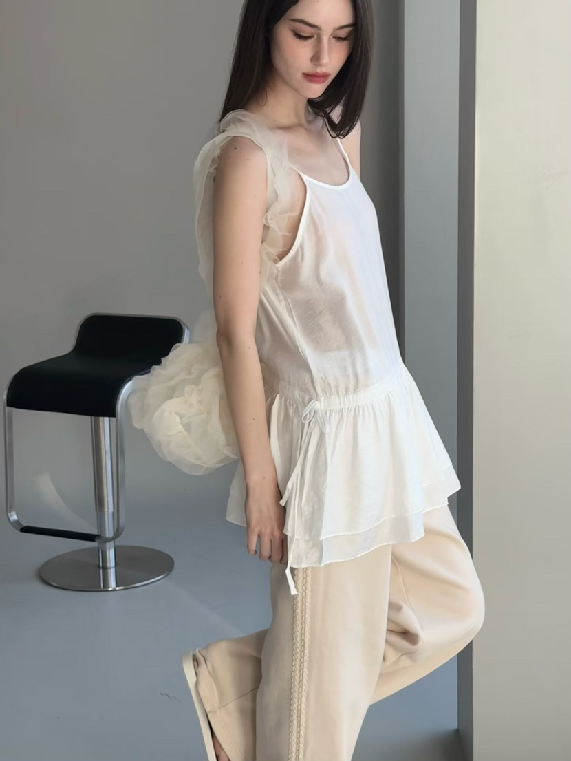 BUTTER-P韓國直郵女裝新品26春夏人氣職業推薦熱賣吊帶背心BUTTER-P吊帶/背心