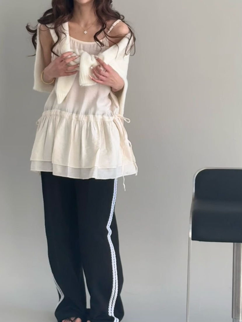 BUTTER-P韓國直郵女裝新品26春夏人氣職業推薦熱賣吊帶背心BUTTER-P吊帶/背心