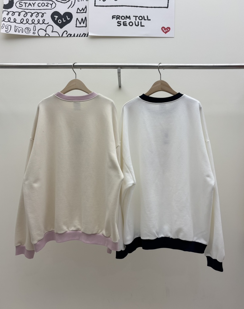 TOLL韓國直郵女士新品26春夏職業推薦人氣時尚真品熱賣衛衣TOLL衛衣