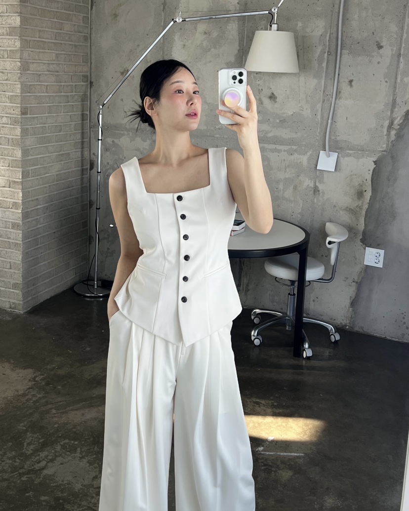 VERNI韓國直郵女裝新品休閑職業真品推薦26春夏熱賣時尚馬甲VERNI馬甲