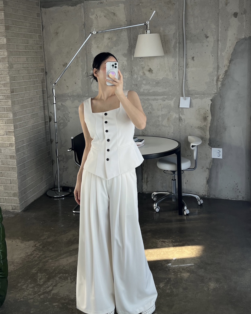 VERNI韓國直郵女裝新品休閑職業真品推薦26春夏熱賣時尚馬甲VERNI馬甲