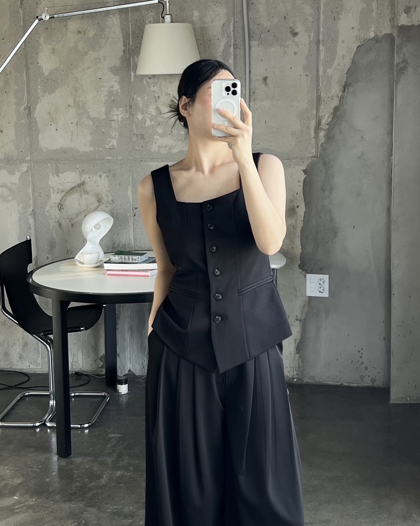 VERNI韓國直郵女裝新品休閑職業真品推薦26春夏熱賣時尚馬甲VERNI馬甲