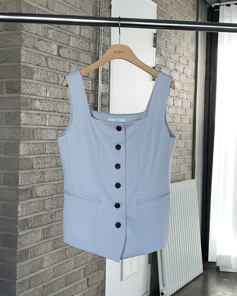 VERNI韓國直郵女裝新品休閑職業真品推薦26春夏熱賣時尚馬甲VERNI馬甲圖色1