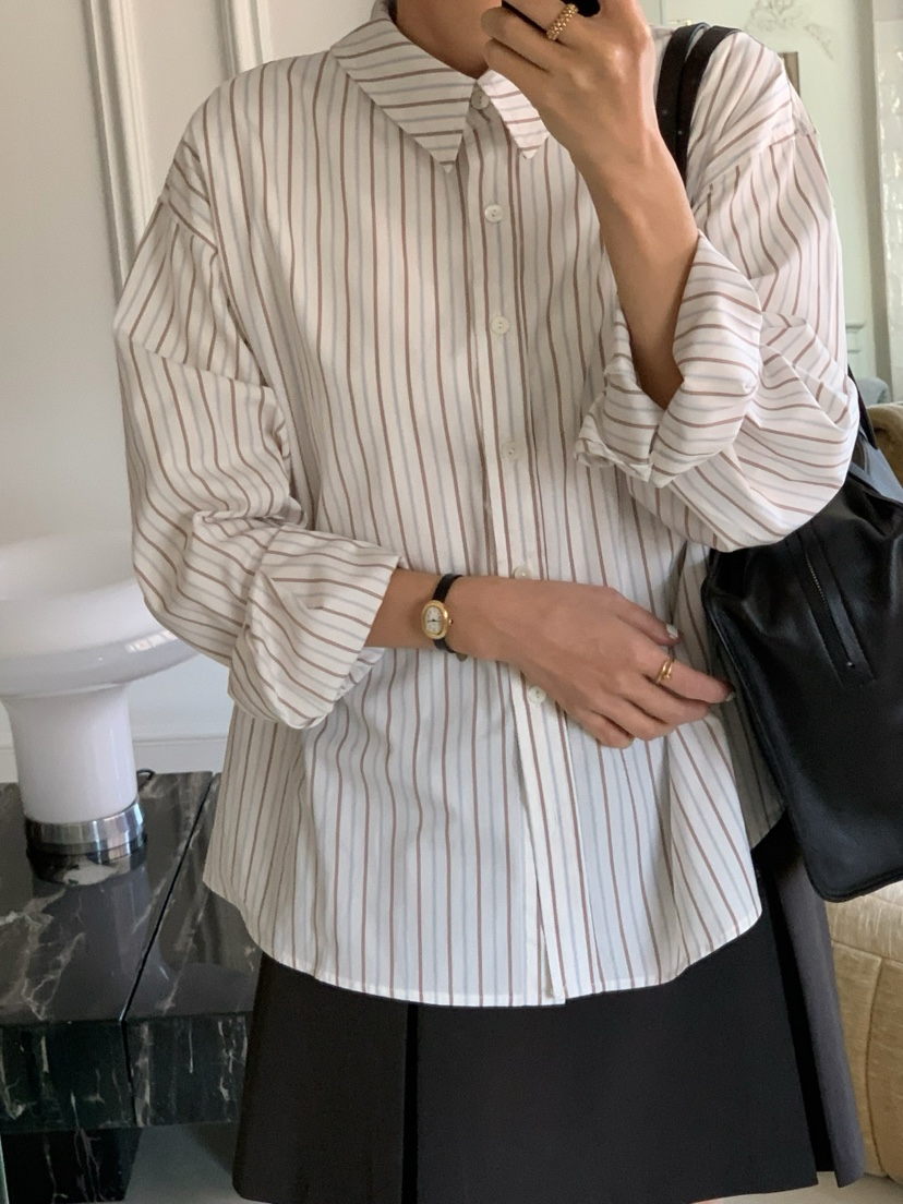 A Flan東大門直郵女士新品人氣休閑熱賣26春夏襯衫蕾絲衫AFN/FLAN EDITION襯衫/蕾絲衫