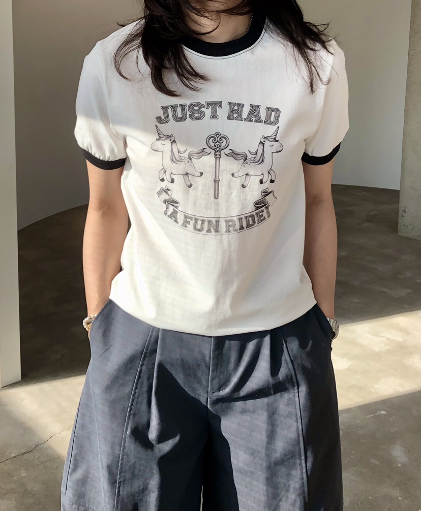 GLAD SOME東大門實拍女裝新款人氣職業推薦休閑26春夏T恤GLAD SOMET恤圖色1