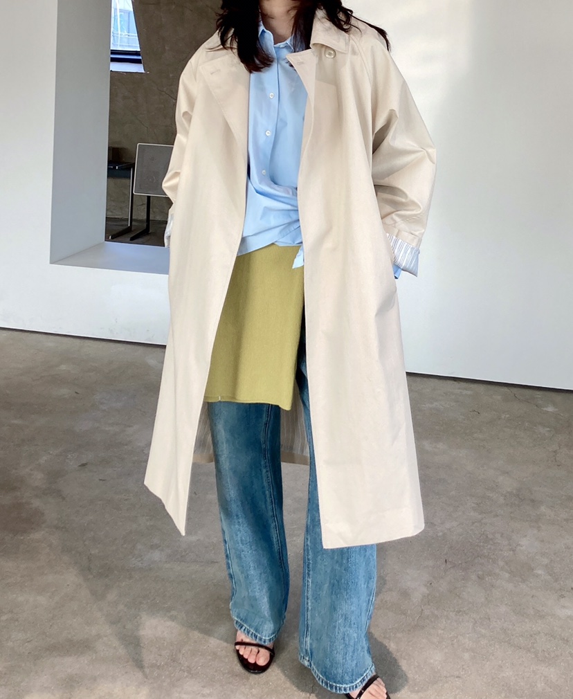 GLAD SOME東大門直郵女裝新款人氣26春夏推薦休閑長款風衣GLAD SOME長款風衣