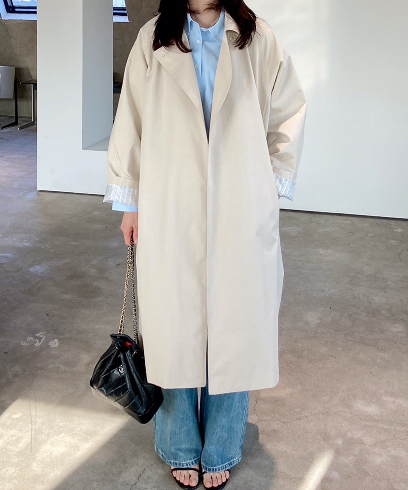 GLAD SOME東大門直郵女裝新款人氣26春夏推薦休閑長款風衣GLAD SOME長款風衣