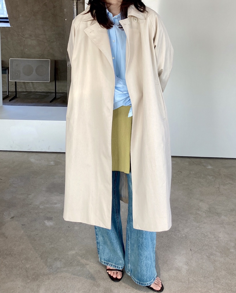 GLAD SOME東大門直郵女裝新款人氣26春夏推薦休閑長款風衣GLAD SOME長款風衣