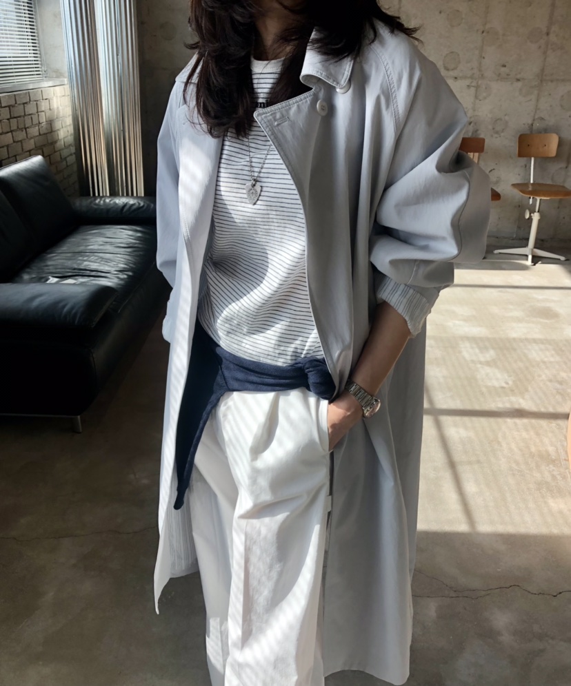 GLAD SOME東大門直郵女裝新款人氣26春夏推薦休閑長款風衣GLAD SOME長款風衣