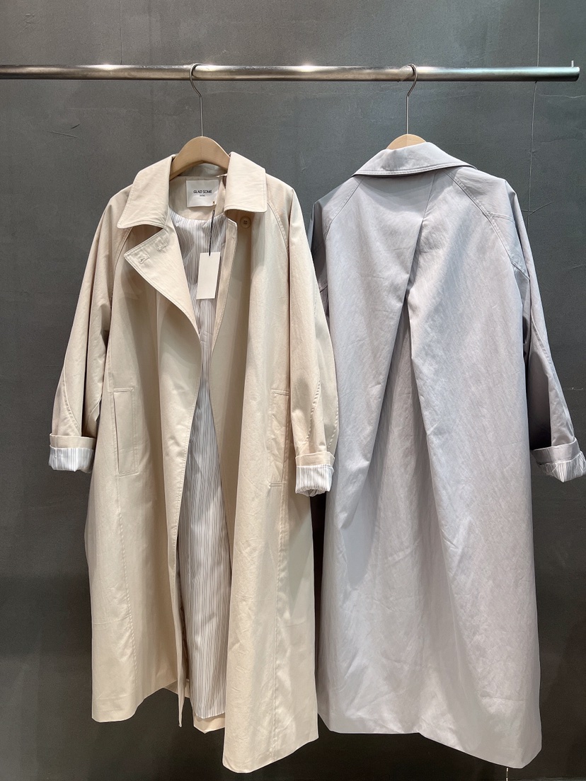 GLAD SOME東大門直郵女裝新款人氣26春夏推薦休閑長款風衣GLAD SOME長款風衣