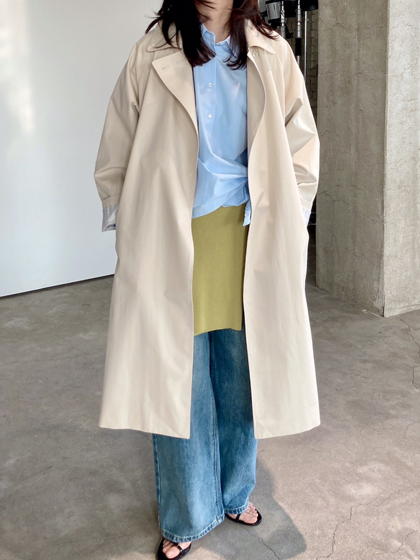 GLAD SOME東大門直郵女裝新款人氣26春夏推薦休閑長款風衣GLAD SOME長款風衣圖色1