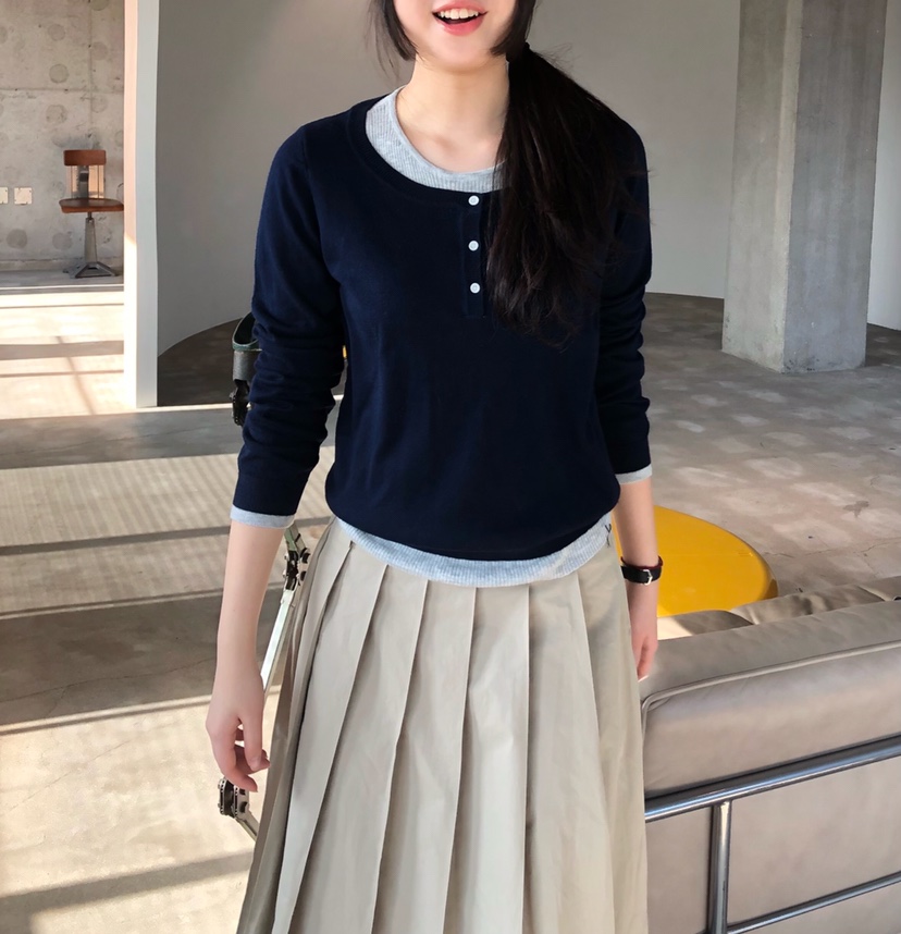 GLAD SOME東大門代購女士新款人氣推薦真品26春夏針織衫GLAD SOME針織衫