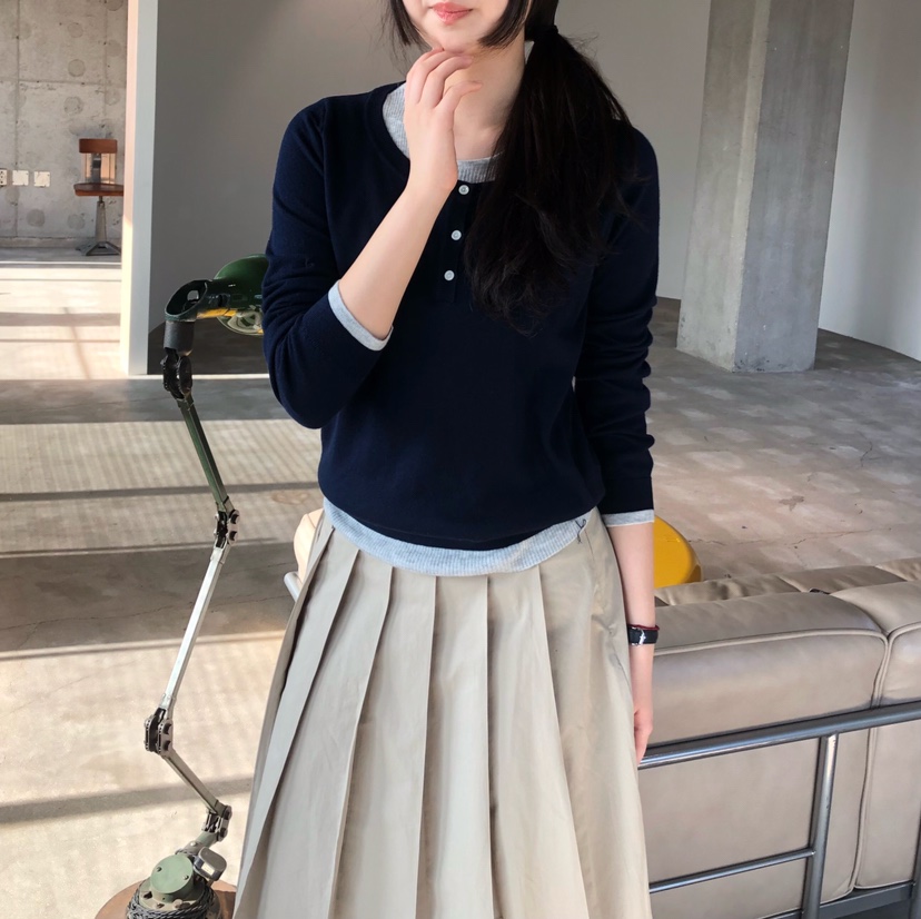 GLAD SOME東大門代購女士新款人氣推薦真品26春夏針織衫GLAD SOME針織衫