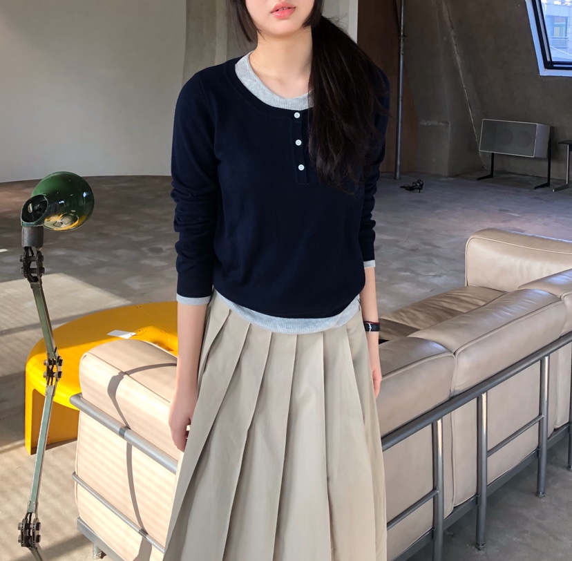 GLAD SOME東大門代購女士新款人氣推薦真品26春夏針織衫GLAD SOME針織衫