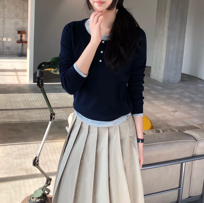 GLAD SOME東大門代購女士新款人氣推薦真品26春夏針織衫GLAD SOME針織衫