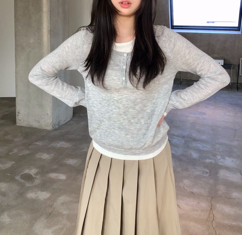 GLAD SOME東大門代購女士新款人氣推薦真品26春夏針織衫GLAD SOME針織衫