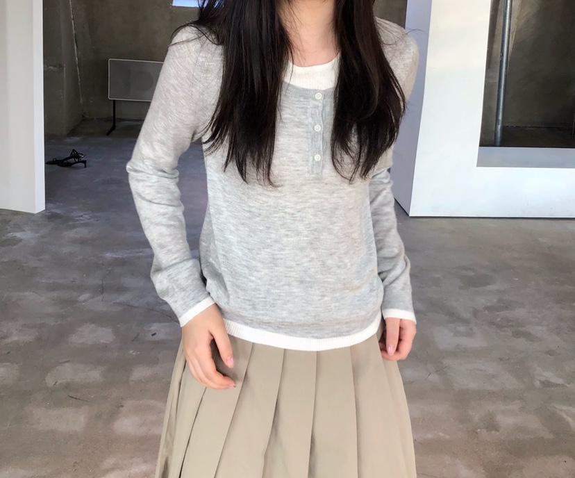 GLAD SOME東大門代購女士新款人氣推薦真品26春夏針織衫GLAD SOME針織衫