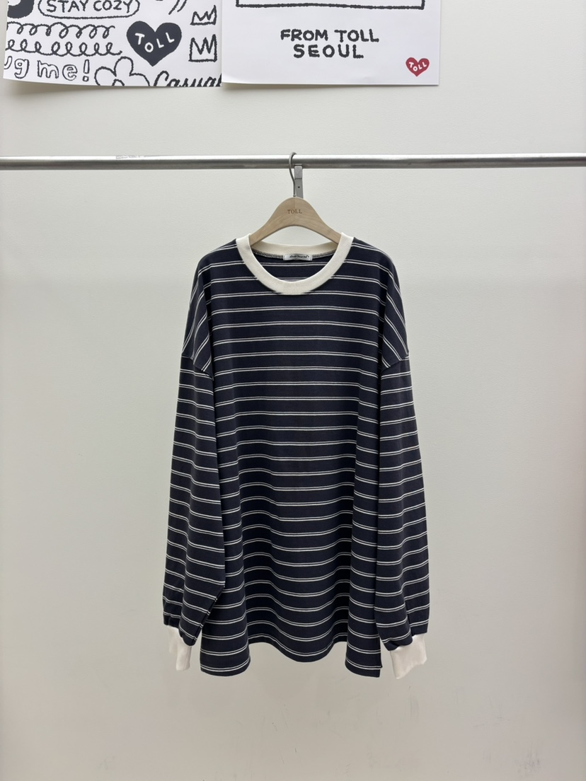 TOLL東大門代購女裝新品熱賣時尚人氣職業休閑推薦長袖T恤TOLL長袖T恤圖色2