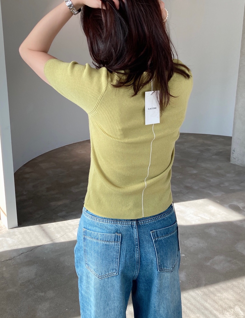 GLAD SOME東大門實拍女士新款時尚推薦熱賣26春夏職業T恤GLAD SOMET恤