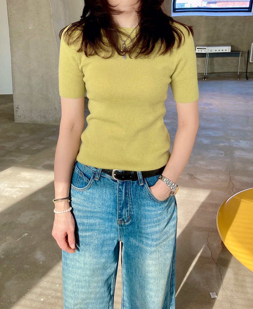 GLAD SOME東大門實拍女士新款時尚推薦熱賣26春夏職業T恤GLAD SOMET恤