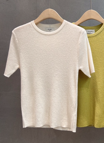 GLAD SOME東大門實拍女士新款時尚推薦熱賣26春夏職業T恤GLAD SOMET恤圖色3