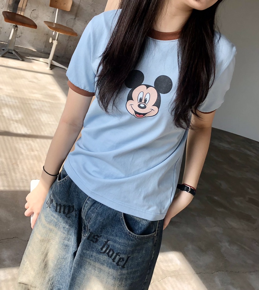 GLAD SOME東大門直郵女士新款26春夏熱賣真品人氣推薦T恤GLAD SOMET恤圖色2