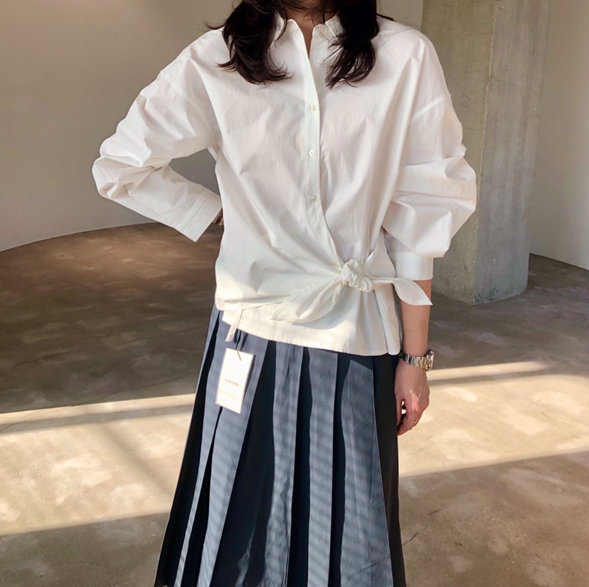 GLAD SOME韓國直郵女裝新款時尚熱賣人氣半身裙中短裙褶裥GLAD SOME半身裙/中短裙