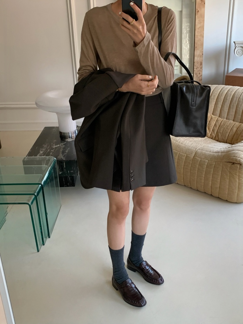 A Flan韓國直郵女士新款職業休閑26春夏人氣推薦時尚夾克AFN/FLAN EDITION夾克