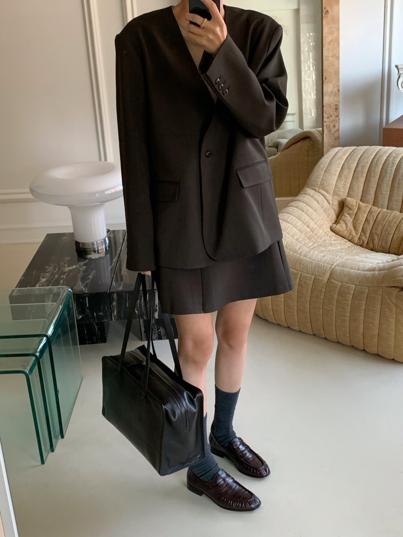 A Flan韓國直郵女士新款職業休閑26春夏人氣推薦時尚夾克AFN/FLAN EDITION夾克