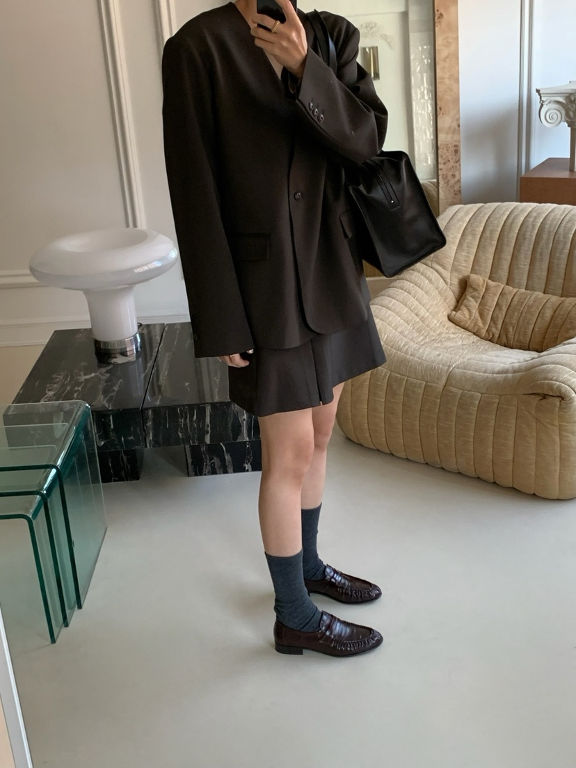 A Flan韓國直郵女士新款職業休閑26春夏人氣推薦時尚夾克AFN/FLAN EDITION夾克