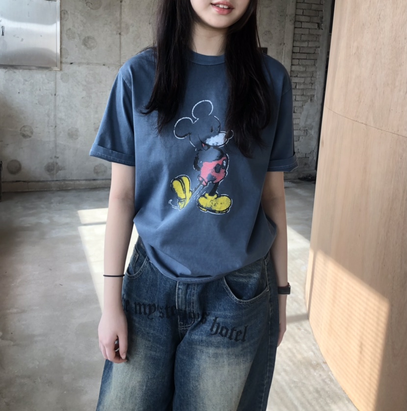 GLAD SOME東大門代購女裝新款真品時尚人氣熱賣休閑T恤復古GLAD SOMET恤