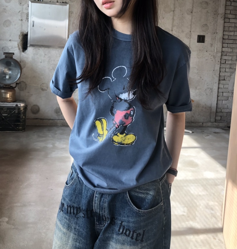 GLAD SOME東大門代購女裝新款真品時尚人氣熱賣休閑T恤復古GLAD SOMET恤