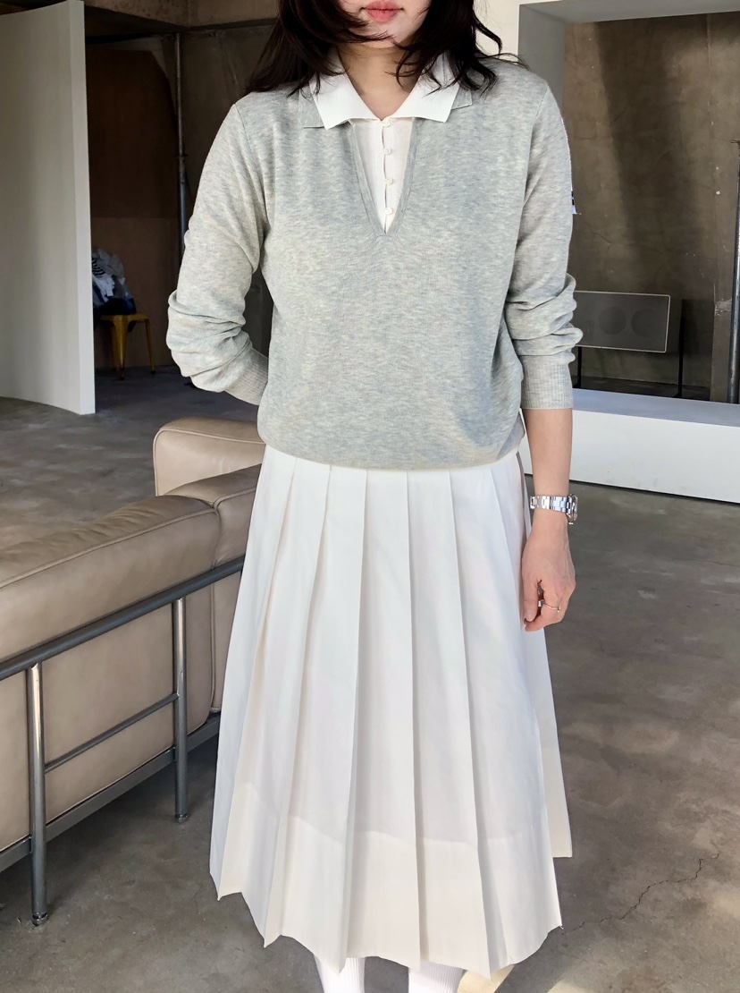 GLAD SOME東大門直郵女士新款人氣休閑職業時尚針織衫雙層GLAD SOME針織衫