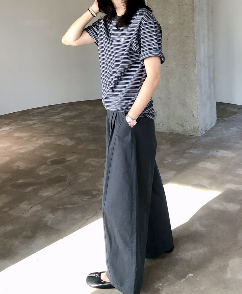 GLAD SOME東大門實拍女士新款26春夏推薦人氣休閑褲褶裥棉GLAD SOME休閑褲