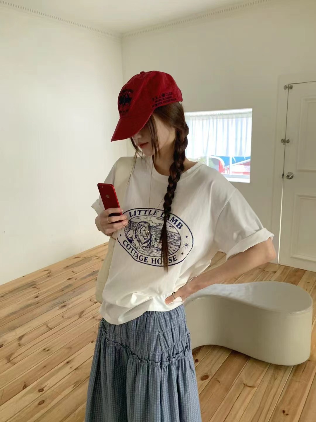 CALLMYNAME韓國代購女裝新款休閑人氣26春夏推薦職業熱賣T恤Call my nameT恤