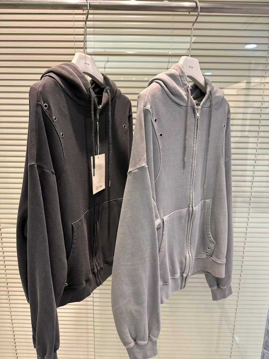 ARVO東大門直郵女裝新款真品26春夏時尚人氣衛衣連帽拉鏈衫ARVO衛衣