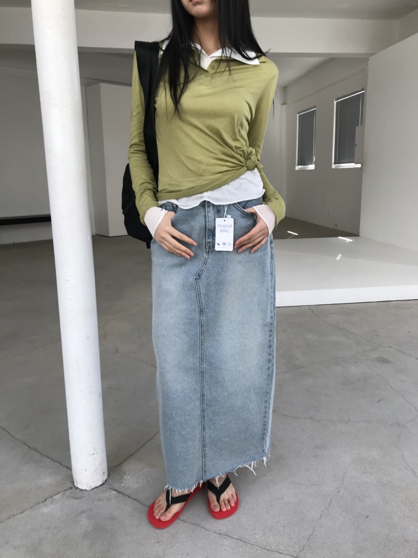 CEDARWOOD東大門代購女裝新款熱賣推薦休閑26春夏長裙超長CEDAR WOOD長裙