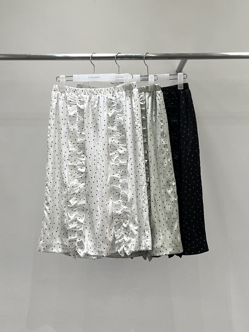 LOVE MOMENT東大門實拍女士新款時尚半身裙中短裙圓點裙LOVE MOMENT半身裙/中短裙