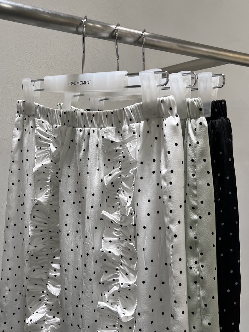 LOVE MOMENT東大門實拍女士新款時尚半身裙中短裙圓點裙LOVE MOMENT半身裙/中短裙