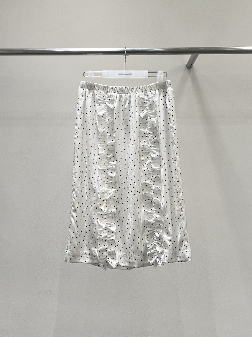 LOVE MOMENT東大門實拍女士新款時尚半身裙中短裙圓點裙LOVE MOMENT半身裙/中短裙圖色1
