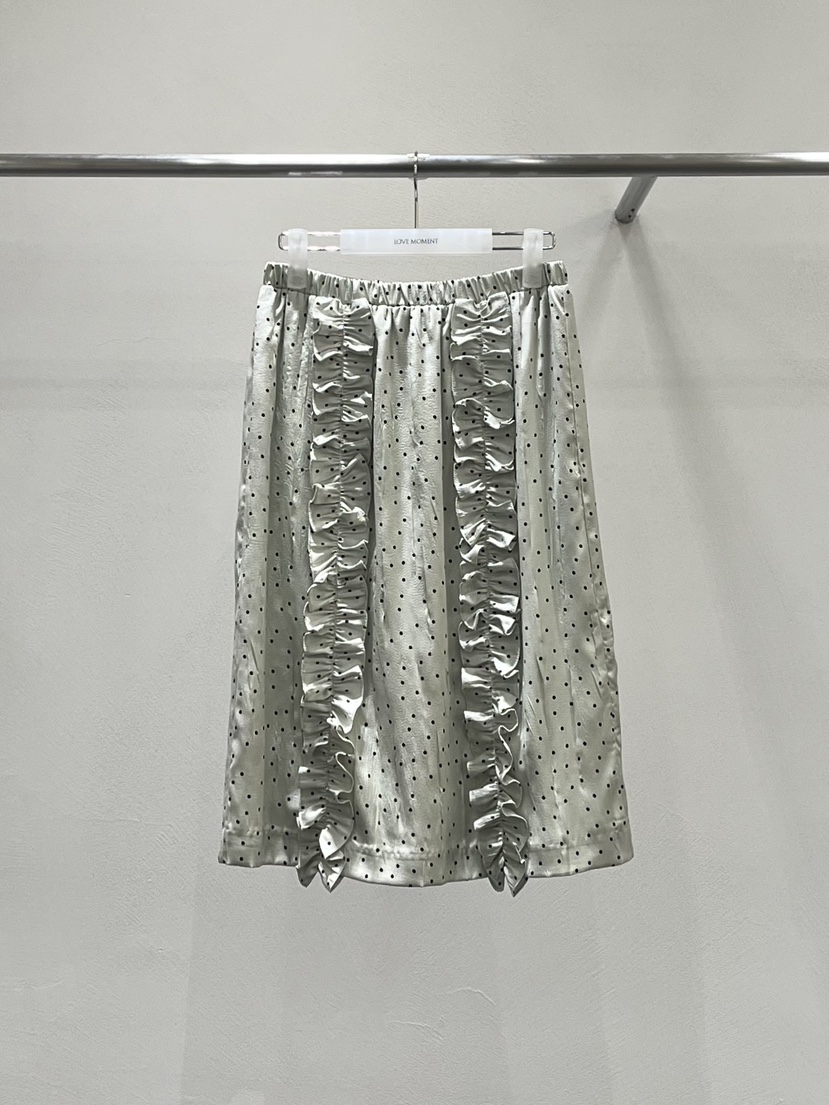 LOVE MOMENT東大門實拍女士新款時尚半身裙中短裙圓點裙LOVE MOMENT半身裙/中短裙圖色2