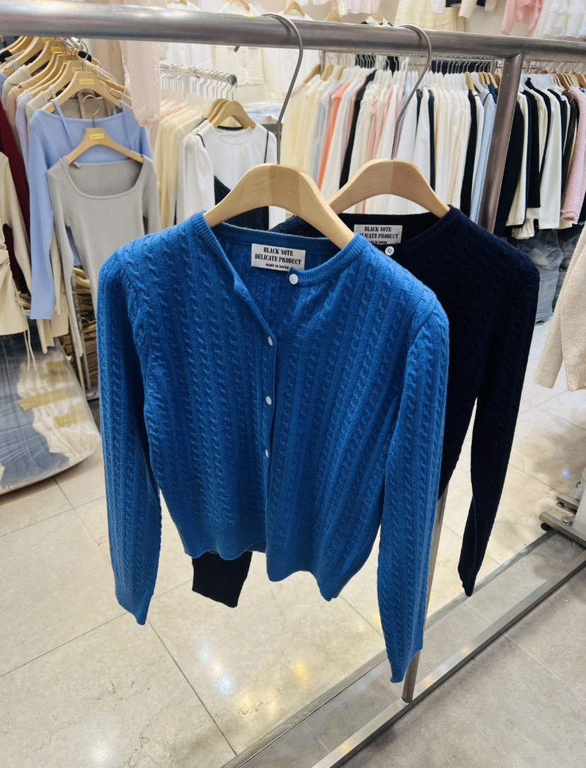 BLACK NOTE東大門代購女裝新款推薦時尚26春夏人氣針織衫BLACK NOTE針織衫