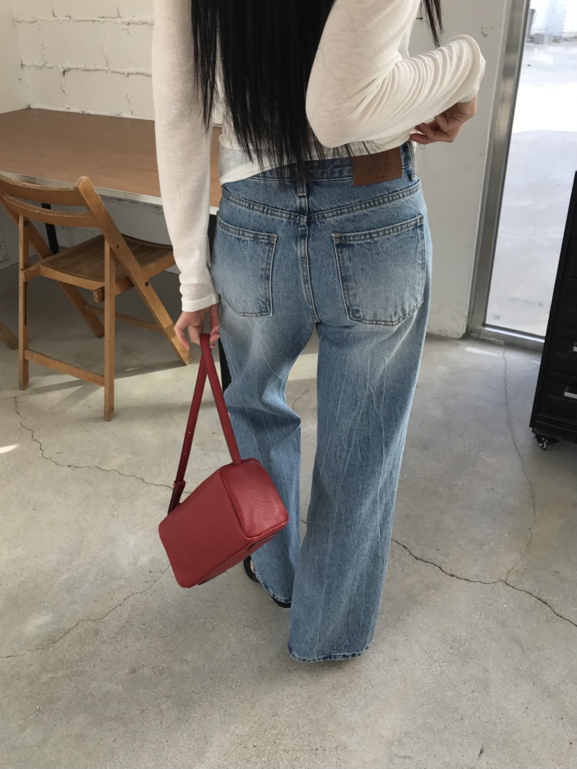 CEDARWOOD東大門實拍女裝新款人氣推薦休閑職業時尚牛仔褲CEDAR WOOD牛仔褲