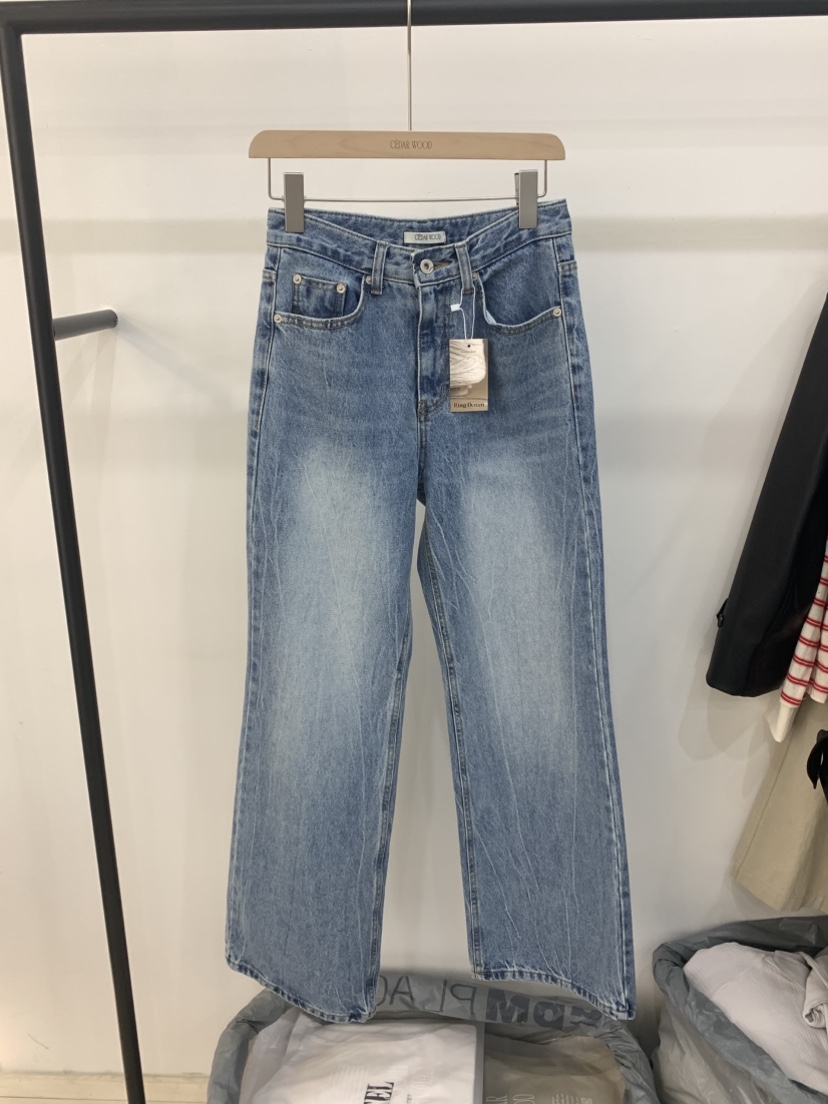 CEDARWOOD東大門實拍女裝新款人氣推薦休閑職業時尚牛仔褲CEDAR WOOD牛仔褲圖色1