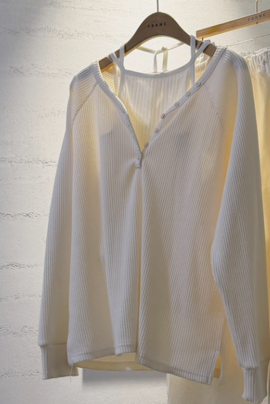 FRANC—L韓國直郵女裝新款真品推薦時尚人氣熱賣休閑長袖T恤FRANC長袖T恤圖色3