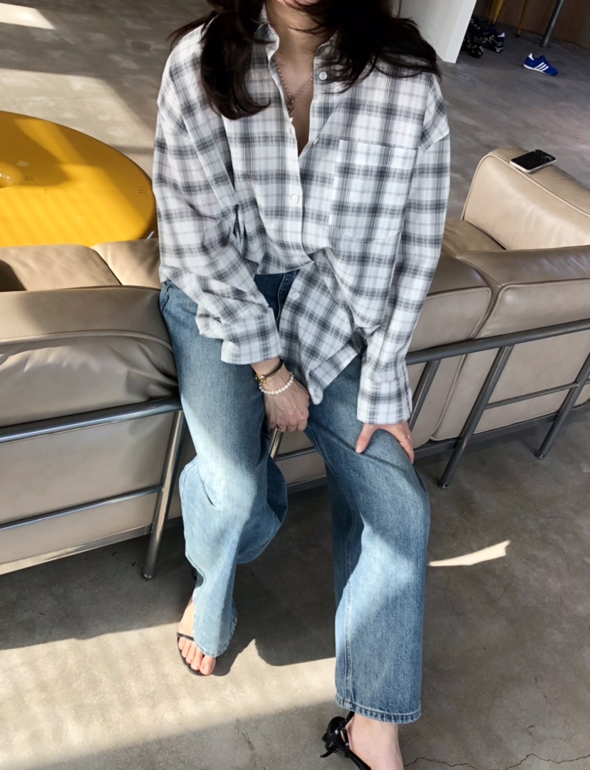 GLAD SOME韓國直郵女裝新款時尚真品職業牛仔褲不含腰帶GLAD SOME牛仔褲