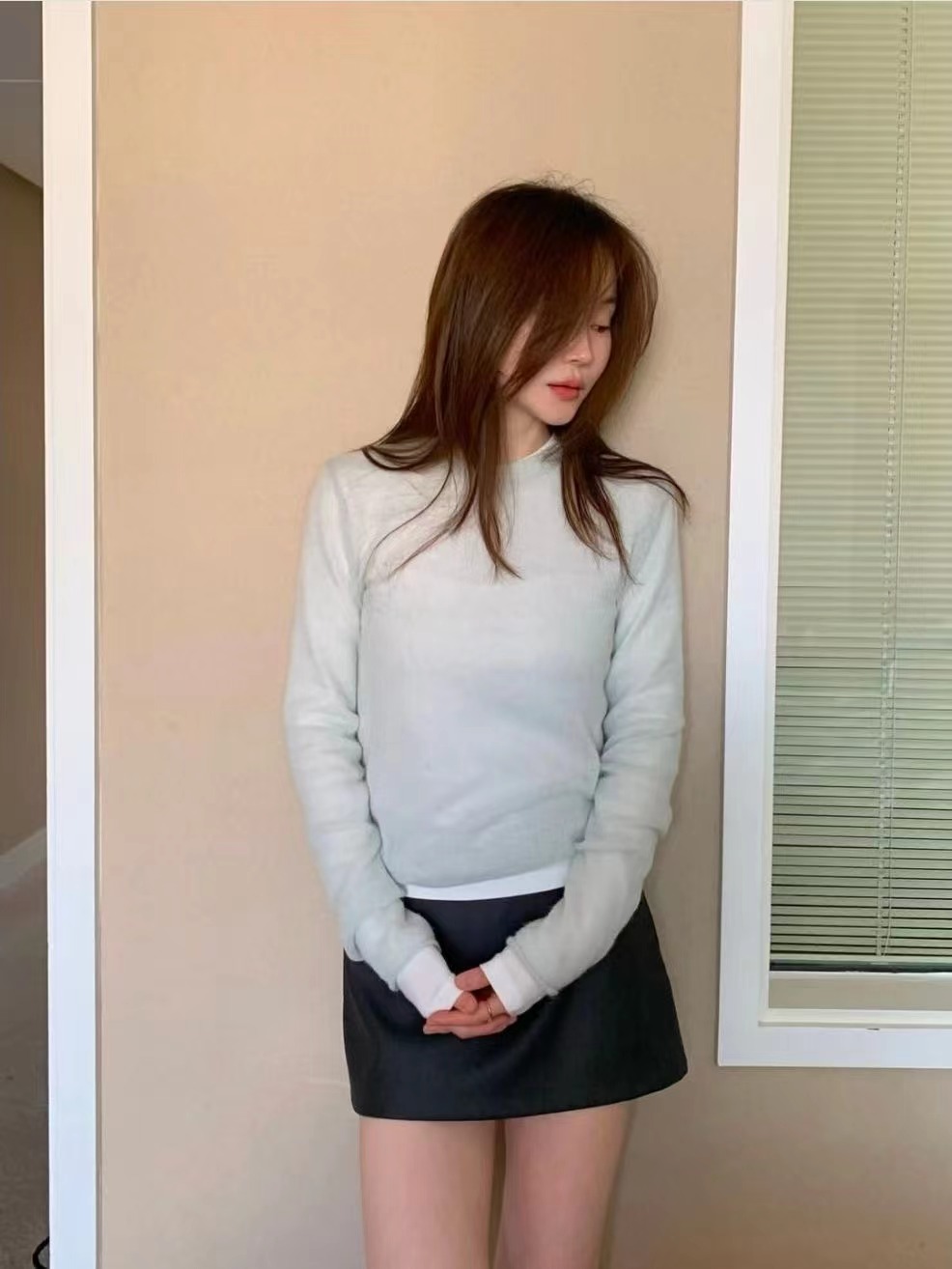 WEARRAW/WELL ROW韓國代購女裝新品職業針織衫不含內搭圓領WEARRAW/WELL ROW針織衫