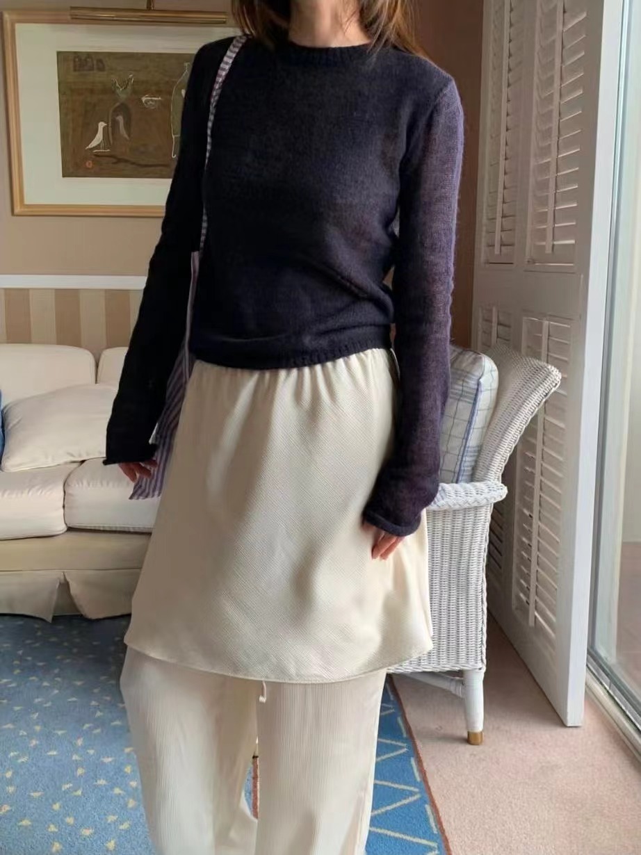 WEARRAW/WELL ROW韓國代購女裝新品職業針織衫不含內搭圓領WEARRAW/WELL ROW針織衫