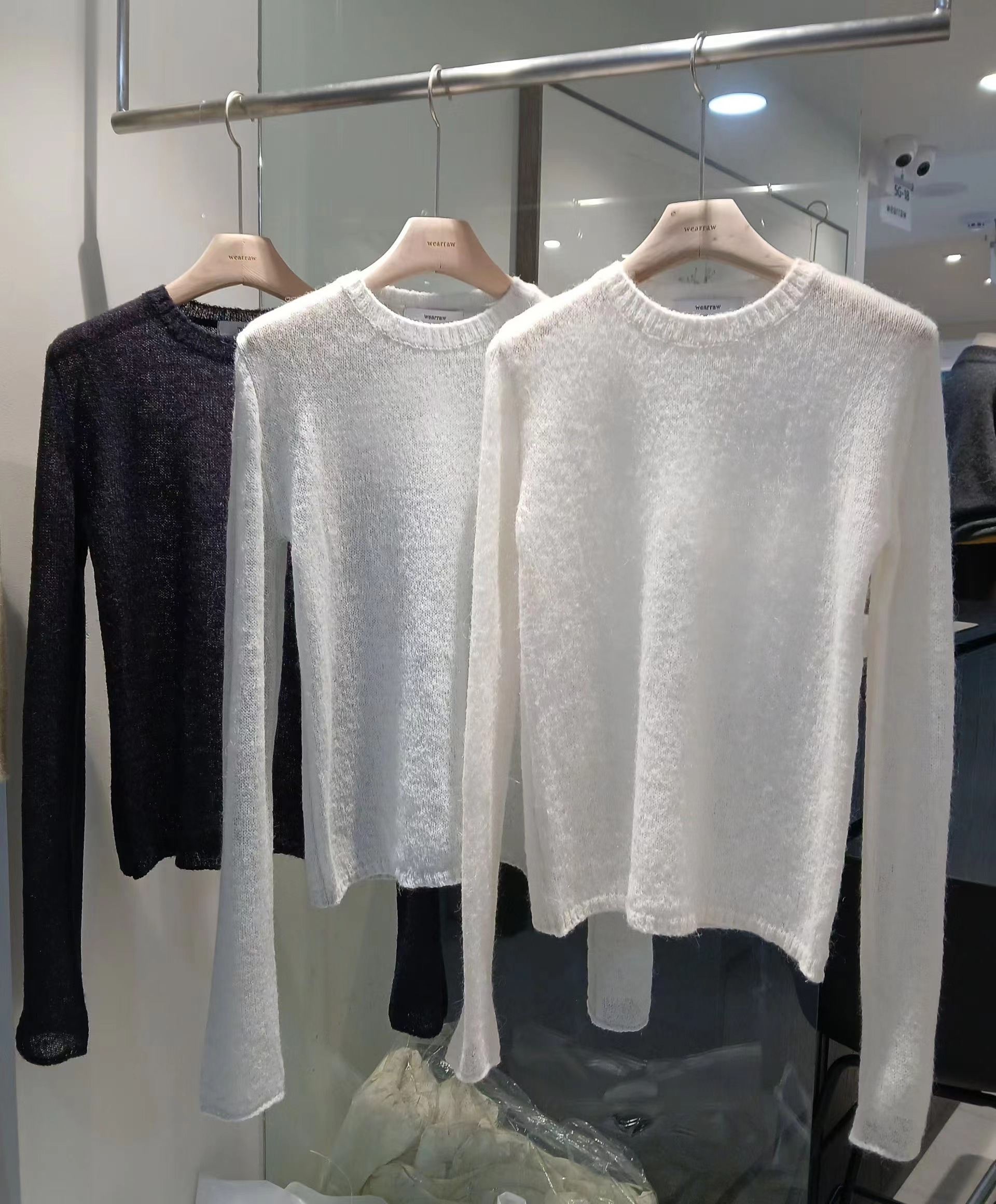 WEARRAW/WELL ROW韓國代購女裝新品職業針織衫不含內搭圓領WEARRAW/WELL ROW針織衫